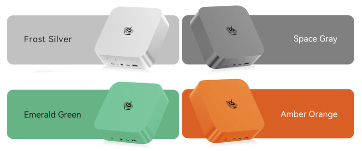 Le Beelink SER10 Pro dans ses quatre couleurs de lancement. (Source de l'image : Beelink)