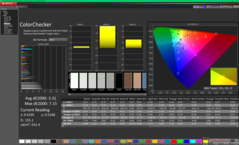 ColorChecker avant l'étalonnage (sRGB)