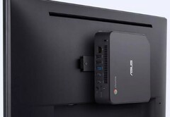La nouvelle Asus Chromebox 4 ne pèse qu'un kilo et est livrée avec une monture Vesa dans la boîte. (Image : Asus)