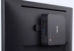 La nouvelle Asus Chromebox 4 ne pèse qu&#039;un kilo et est livrée avec une monture Vesa dans la boîte. (Image : Asus)