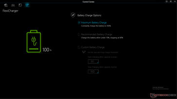 Options de chargement de la batterie