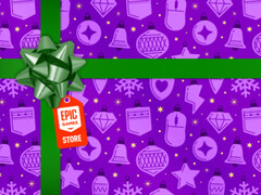 Le prochain jeu mystère d'Epic Games ne contient aucun indice sur son contenu. (Source de l'image : Epic Games Store)