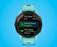 La série Forerunner 265 est disponible en deux tailles. (Source de l'image : Garmin)