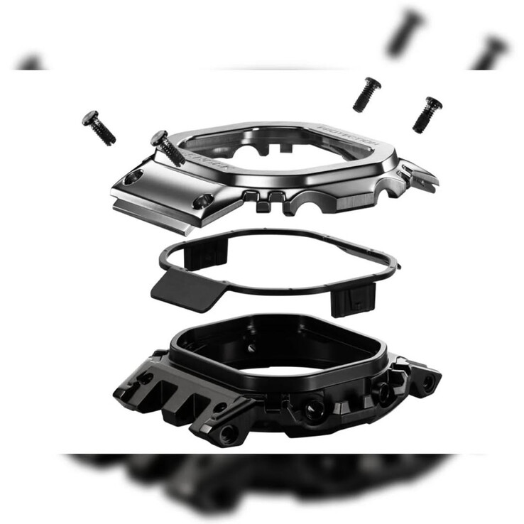 La structure de l'étui à trois couches. (Source de l'image : @geesgshock sur Instagram)
