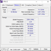 CPU-Z - Mémoire
