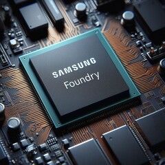 Samaung est toujours confronté à des problèmes de rendement sur son nœud de 3 nm (image générée par DAL-E 3.0)