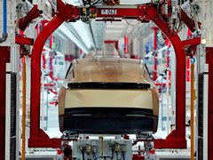 Processus de production du Tesla Cybercab. (Source de l'image : Tesla)