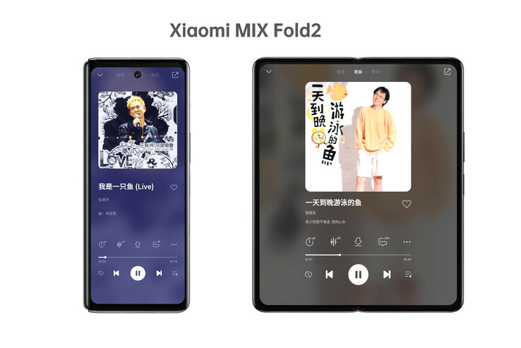 Le dernier rendu de "Mix Fold 2". (Source : Ice Universe via Weibo)