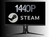 moniteur 1440p comme celui utilisé par les joueurs de Steam (Image source : Asus, Steam avec modifications)