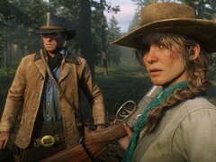 Une image de Red Dead Redemption 2 montrant Arthur Morgan et Sadie Adler. (Source de l'image : Rockstar Games)
