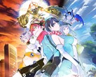 Illustration promotionnelle phare de *Digimon Story : Time Stranger*.