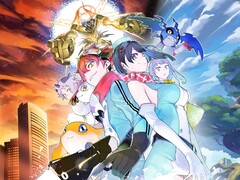 Illustration promotionnelle phare de *Digimon Story : Time Stranger*.