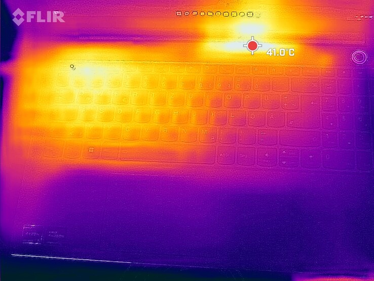 Image thermique de la surface supérieure