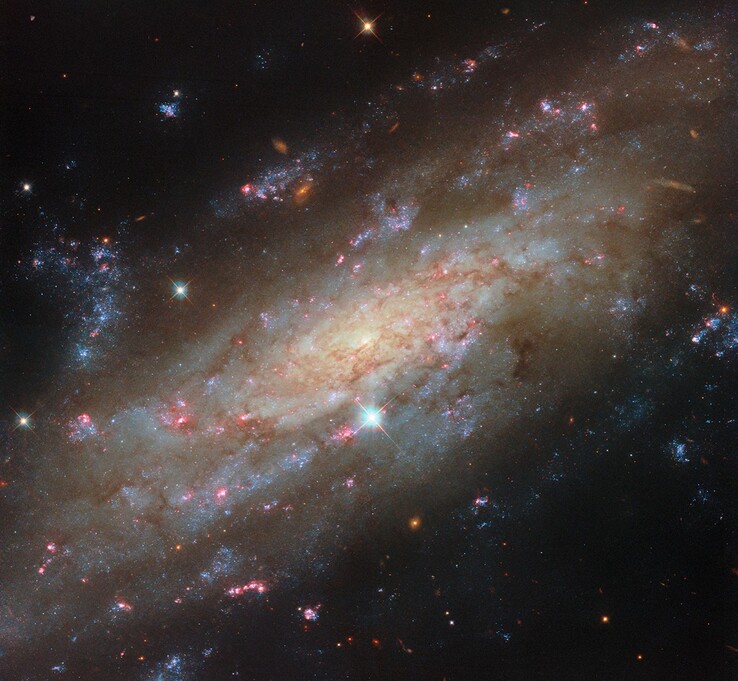 L'image prise par le télescope spatial Hubble montrant NGC 3137.