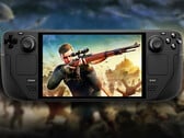La collection Sniper Elite Classics vaut 242,94 $. Sur la photo : Steam Deck avec le dernier jeu de la série. (Source de l'image : Valve - édité)