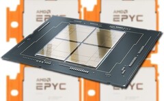 Le Xeon w9-3495X d'Intel fait preuve de plus de force brute par cœur que l'EPYC 9654 d'AMD, plus efficace. (Source de l'image : Intel/AMD - édité)