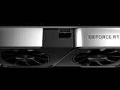 Rendu de la carte vidéo NVIDIA GeForce RTX, RTX 3050 pour le GPU GA107 avec 2 304 cœurs