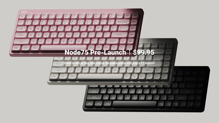 Offre de pré-lancement du NuPhy Node75. (Source de l'image : NuPhy)