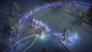 Une image illustrant une bataille dans Pathfinder : Kingmaker — Enhanced Plus Edition.