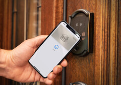 La serrure Encode Plus Smart Wi-Fi Deadbolt de Schlage fonctionne avec la fonction Home Key de Apple. (Image source : Schlage)