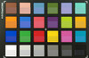 Ulefone Armor 6E - ColorChecker : le bloc inférieur représente la couleur de référence.