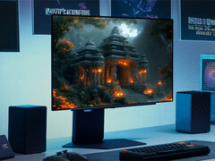 L'UltraGear OLED 27GX700A est doté d'une finition antireflet plutôt que des équivalents brillants que l'on trouve sur d'autres moniteurs de jeu récents basés sur la technologie WOLED. (Source de l'image : LG)