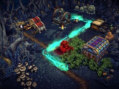 Une image montrant plusieurs bâtiments dans Against the Storm, actuellement à -70 %.
