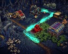 Une image montrant plusieurs bâtiments dans Against the Storm, actuellement à -70 %.