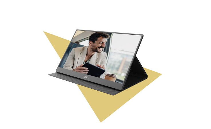 Le moniteur portable AOC ne pèse que 2,43 livres.