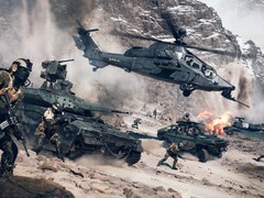 Capture d&#039;écran de Battlefield 6 montrant le multijoueur avec une guerre totale. (Source de l&#039;image : Steam)