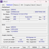 Carte mère CPU-Z