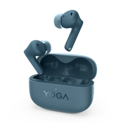 Lenovo ne prévoit de proposer les écouteurs stéréo sans fil Yoga True que dans une seule couleur, le bleu. (Source de l&#039;image : Lenovo)