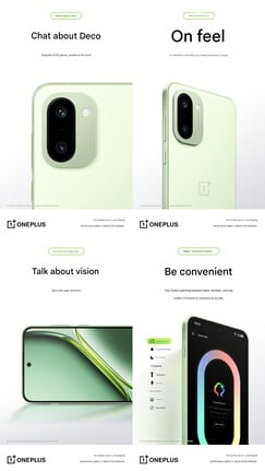Design et touches de raccourci de l'Ace 6T (Image source : OnePlus - machine translated)