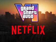 Affichage de la bannière pour l’aperçu détaillé de GTA 6 sur Netflix
