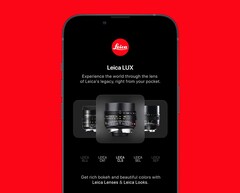 Leica propose de nombreuses simulations d'objectifs sur l'iPhone Apple. (Image : Leica)