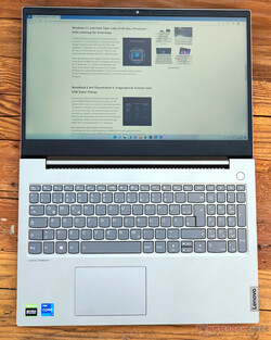 Le Lenovo ThinkBook 15p G2 ITH 21B1000YGE. Unité de test fournie par campuspoint.