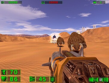 Illustration : une capture d'écran du jeu Erectus Sam Classic : The First Encounter.