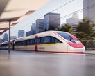 Rendu d'une rame Vinspeed par Siemens Mobility. Le train utilisera la plate-forme Velaro Novo