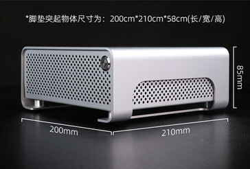 Taille du mini-PC (Source de l'image : JD.com)