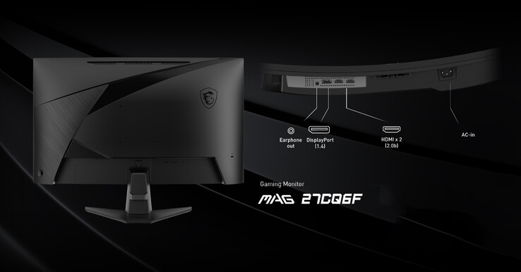 Ports de connectivité du moniteur (Source de l'image : MSI)