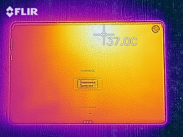 MediaPad M5 10 - Relevé thermique - Arrière.