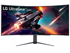 L&#039;UltraGear OLED 45GS96QB est déjà expédié aux États-Unis. (Source de l&#039;image : LG)