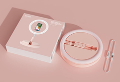 L'éclairage annulaire de Xiaomi Bcase est disponible en rose ou en blanc. (Source de l'image : Xiaomi/Youpin)