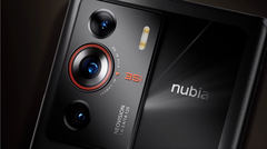 Le teaser du design du Z40 Pro avant son lancement. (Source : Nubia via Weibo)