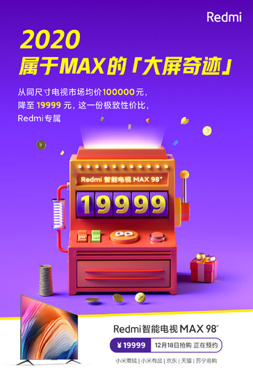 Prix bon marché. (Source de l'image : Redmi Smart TV)