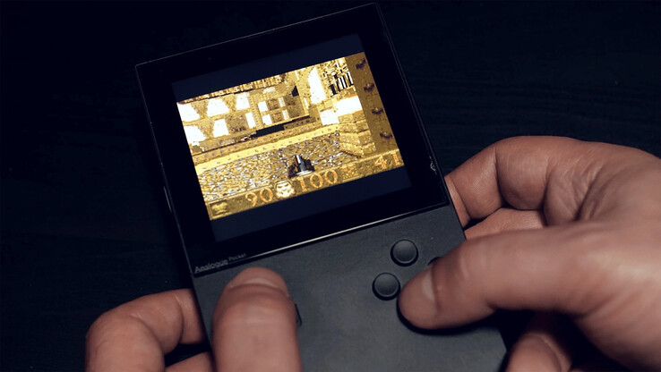 Quake fonctionnant sur du matériel Game Boy Advance (Image source : Modern Vintage Gamer)