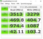 Schenker XMG Neo 17 - CrystalDiskMark.