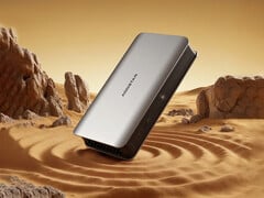 Le Nex395 coûte environ 2 121 dollars en Chine. Photo : une photo promotionnelle du mini PC. (Source de l'image : Aoostar - édité)