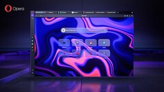 Le nouveau navigateur Opera One alimenté par l'IA. (Source : Opera)