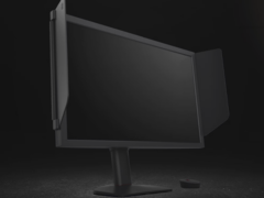 Le BenQ Zowie XL2540X+ (photo) est livré avec un câble DisplayPort, un câble HDMI, un commutateur S et un capuchon de blindage. (Source de l&#039;image : BenQ)